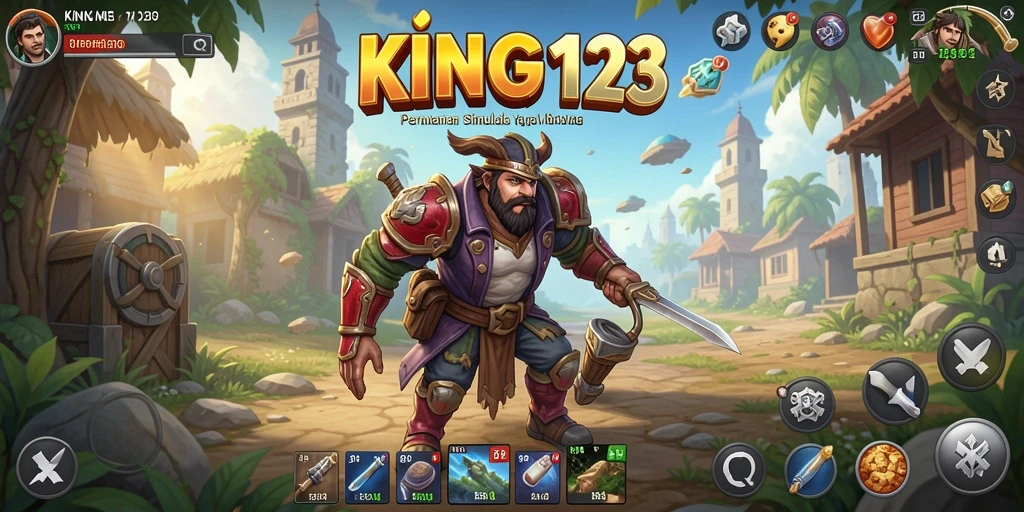 Tampilan gameplay KING123 yang menarik dan interaktif.